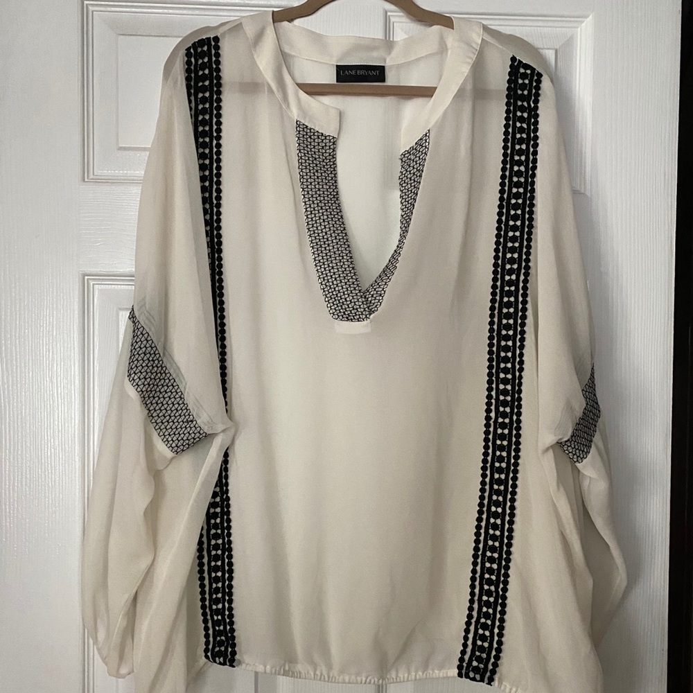 Lane Bryant sheer top